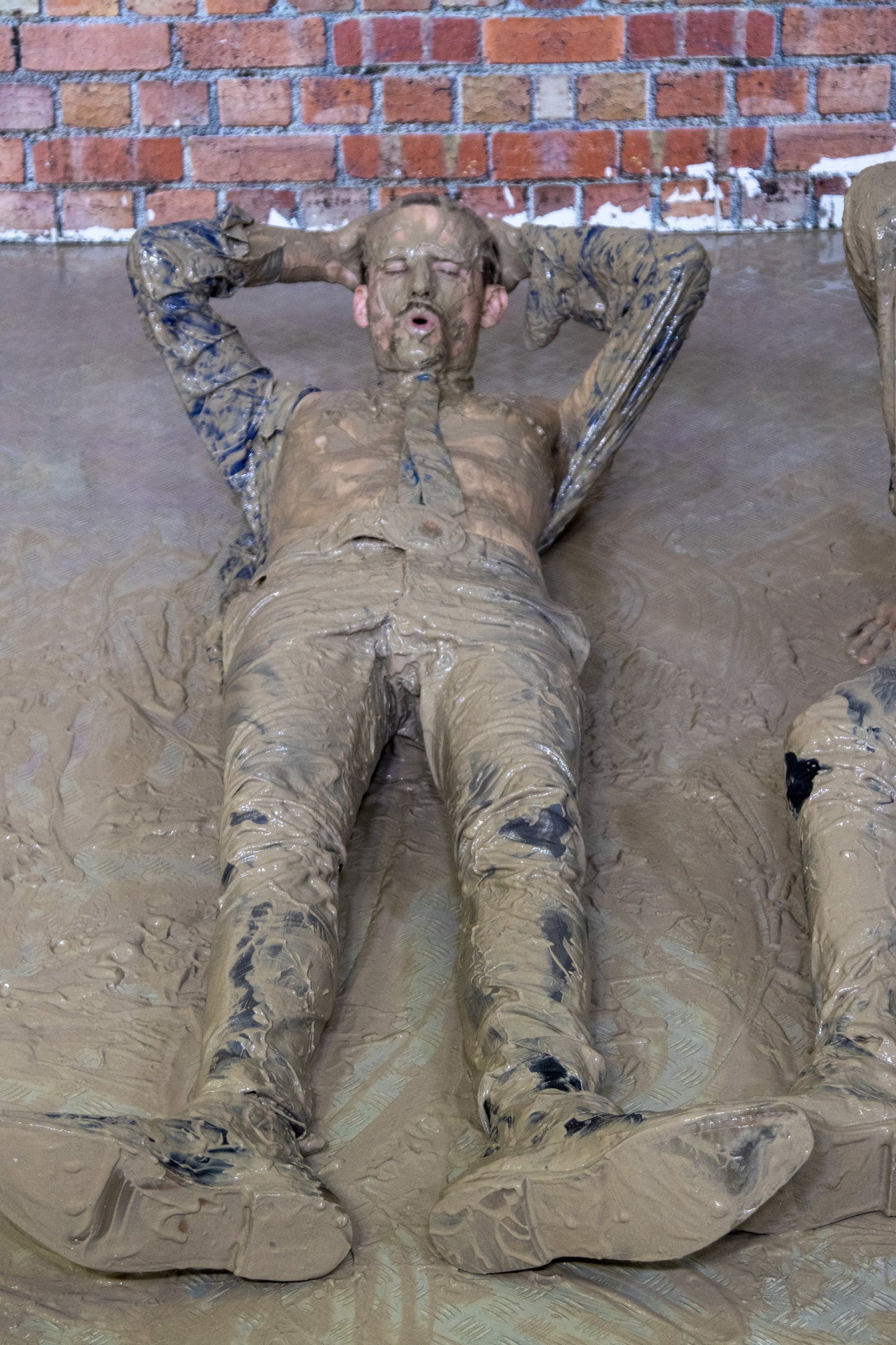 Adam & James Muddy Suits and Shirt Rip Video
