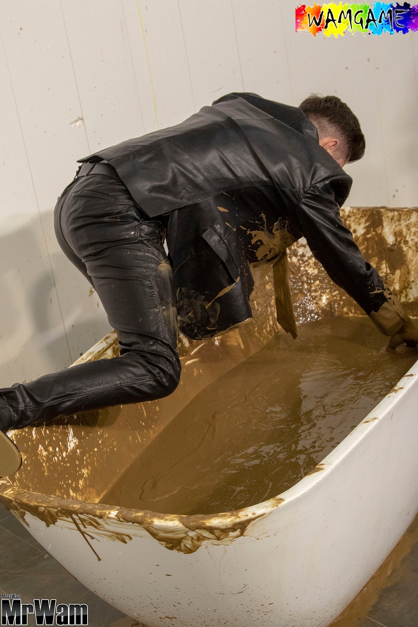 James Leather Suit Mud Bath PHOTO PACK