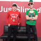 Paddy & Aiden Christmas Jumpers Gunged