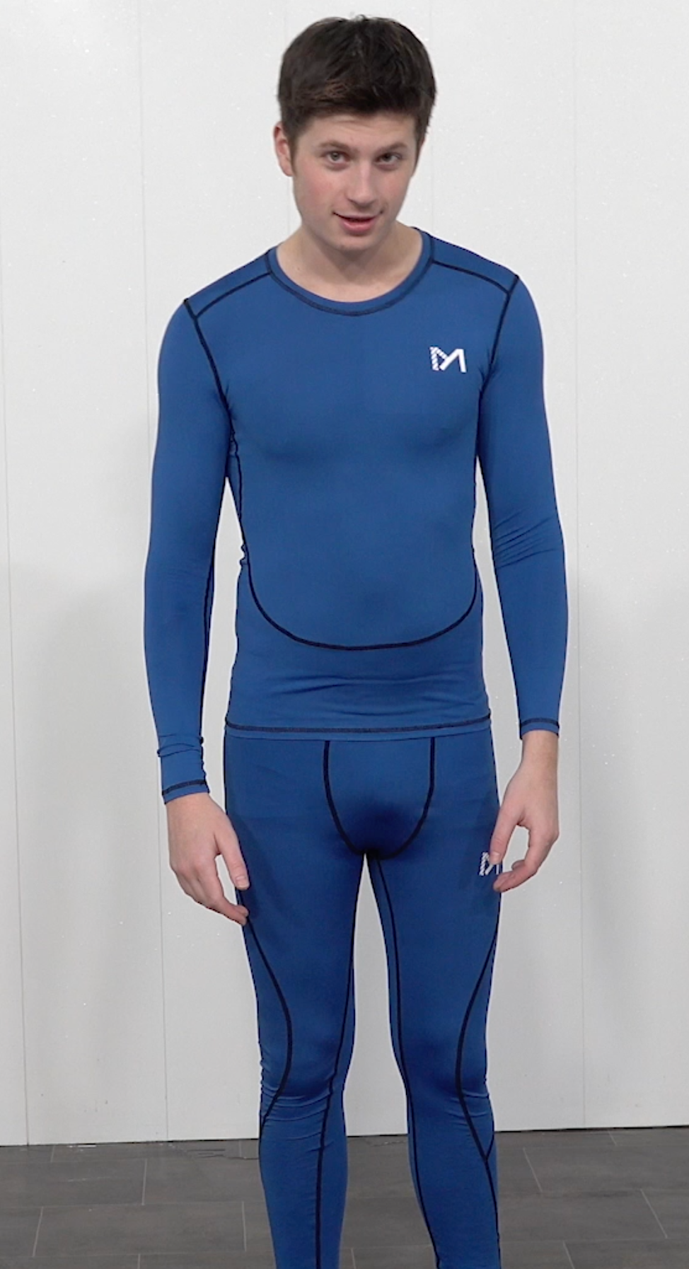 Louis Gunged in Blue Lycra