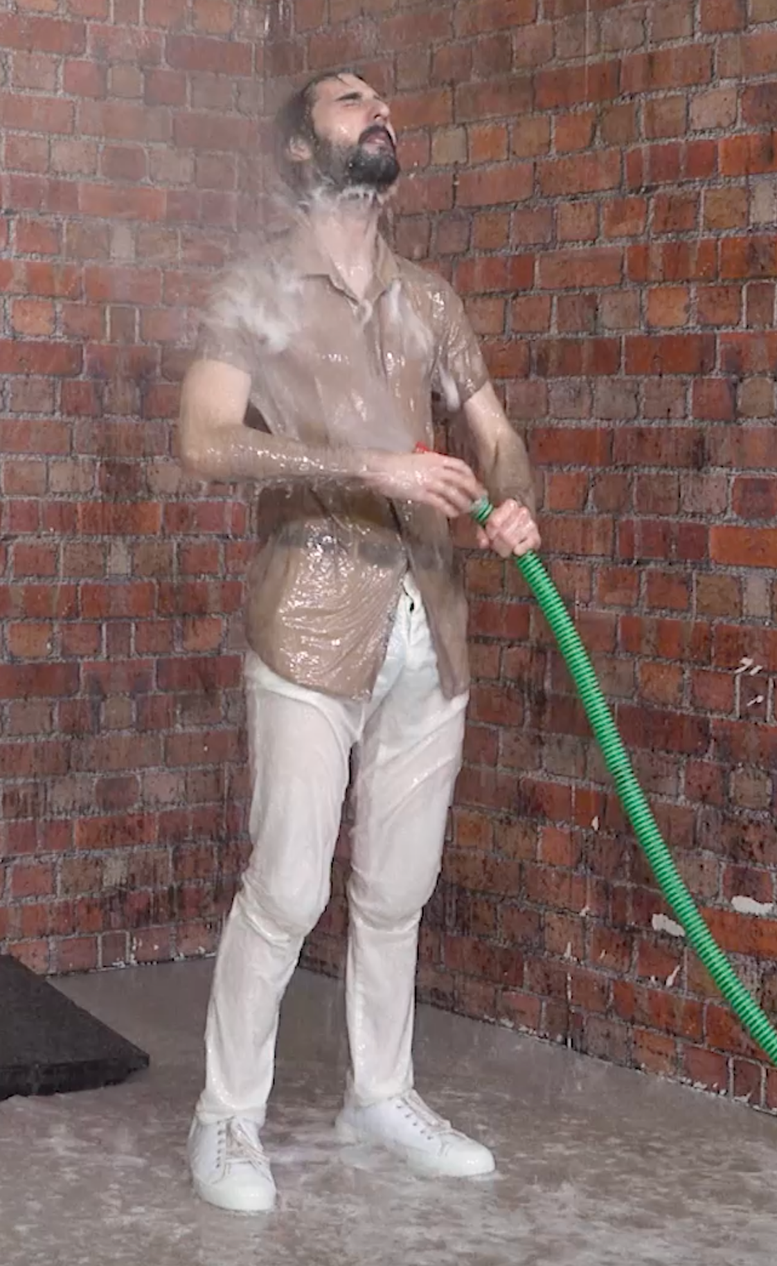 Lucas tied and clear gunged