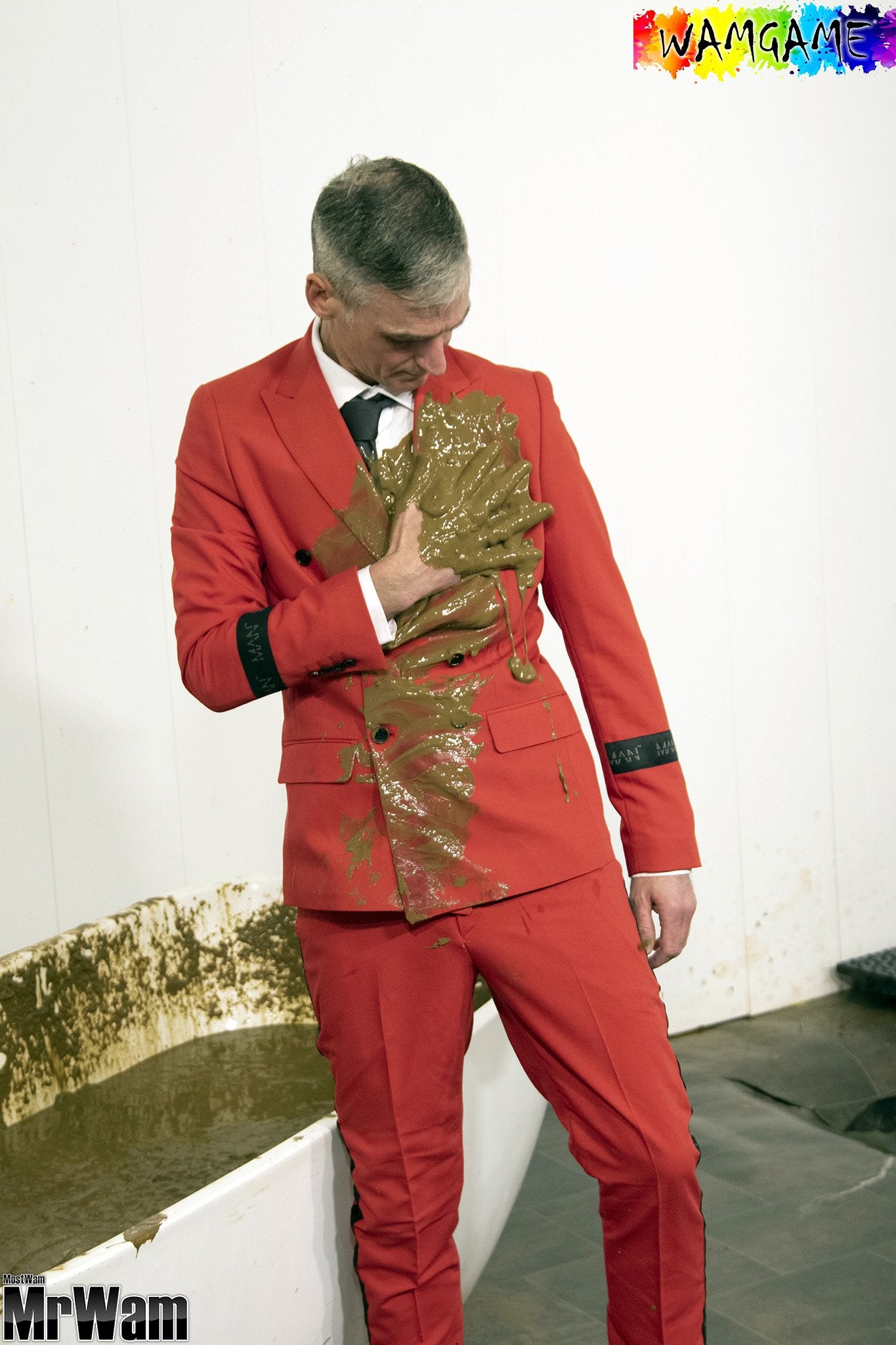 MessySte Muddy in Red Suit VIDEO – Wamtastic