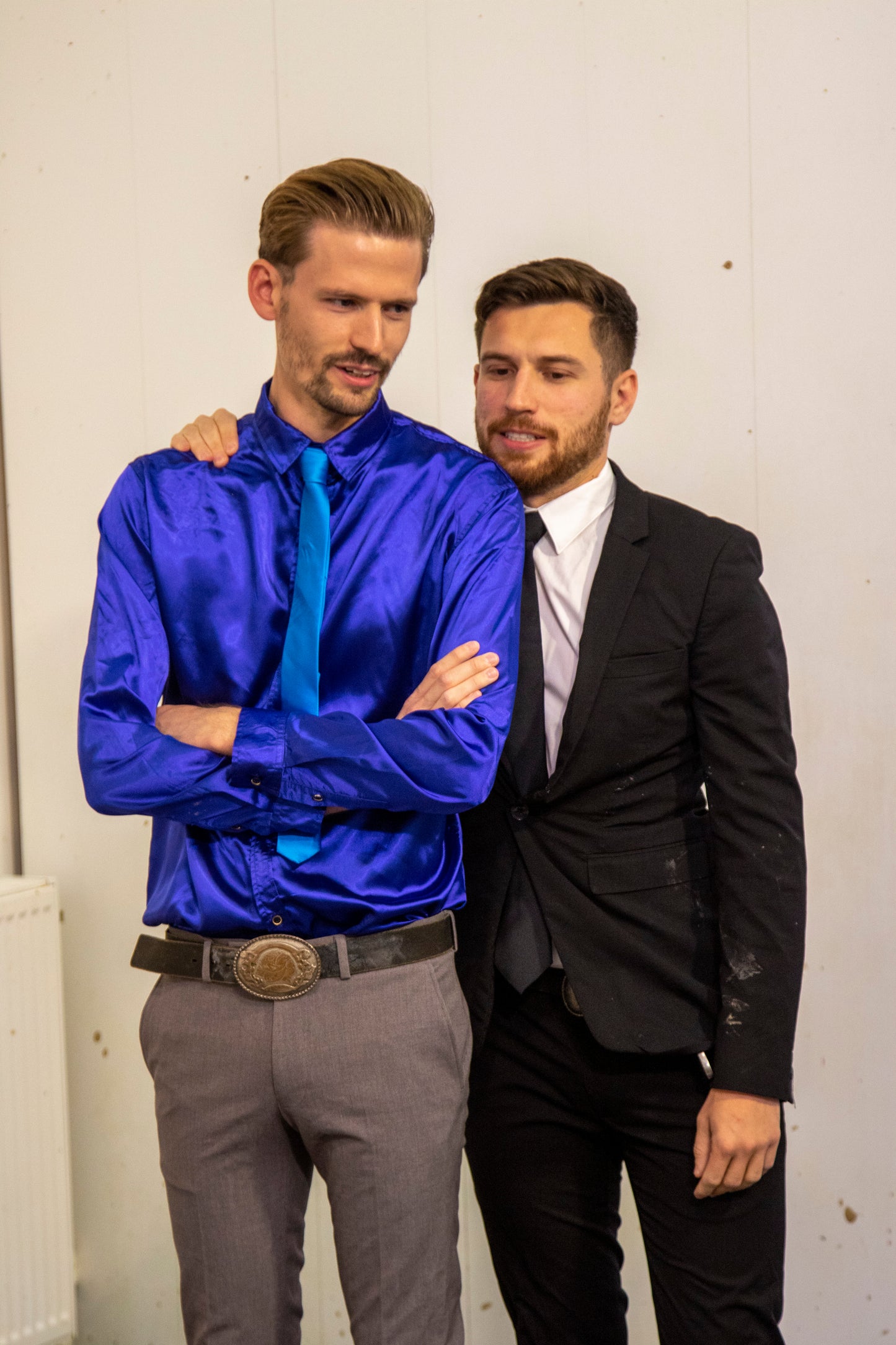 Adam & James Muddy Suits and Shirt Rip Photo Pack