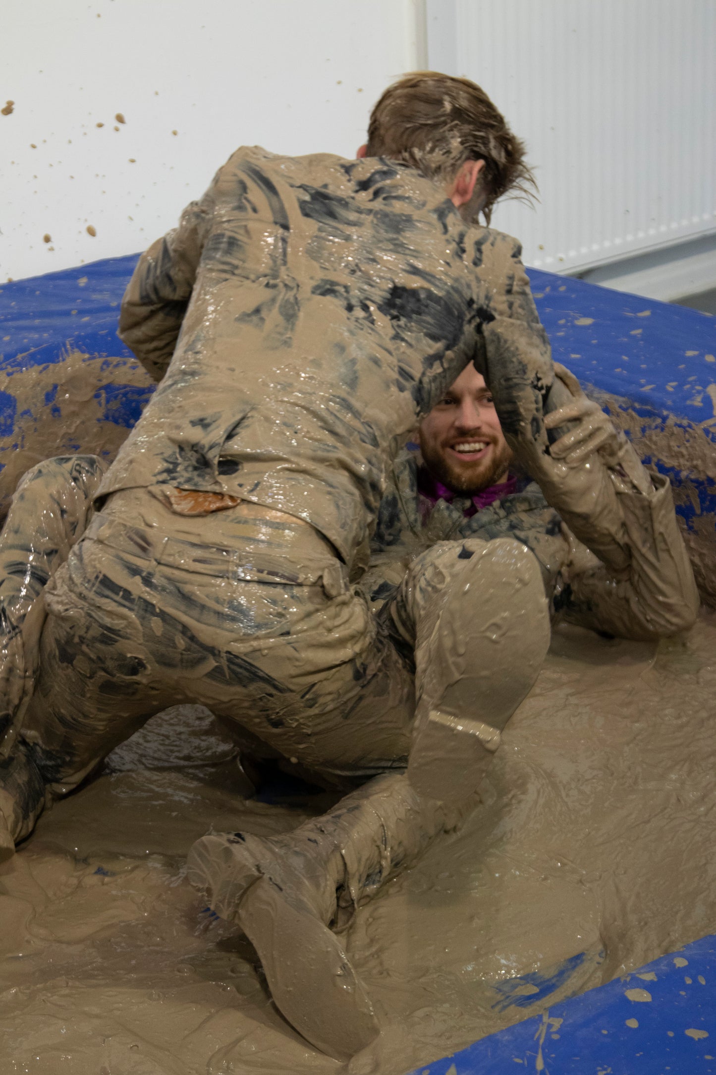 James & Adam Wedding Mud Wrestle Video